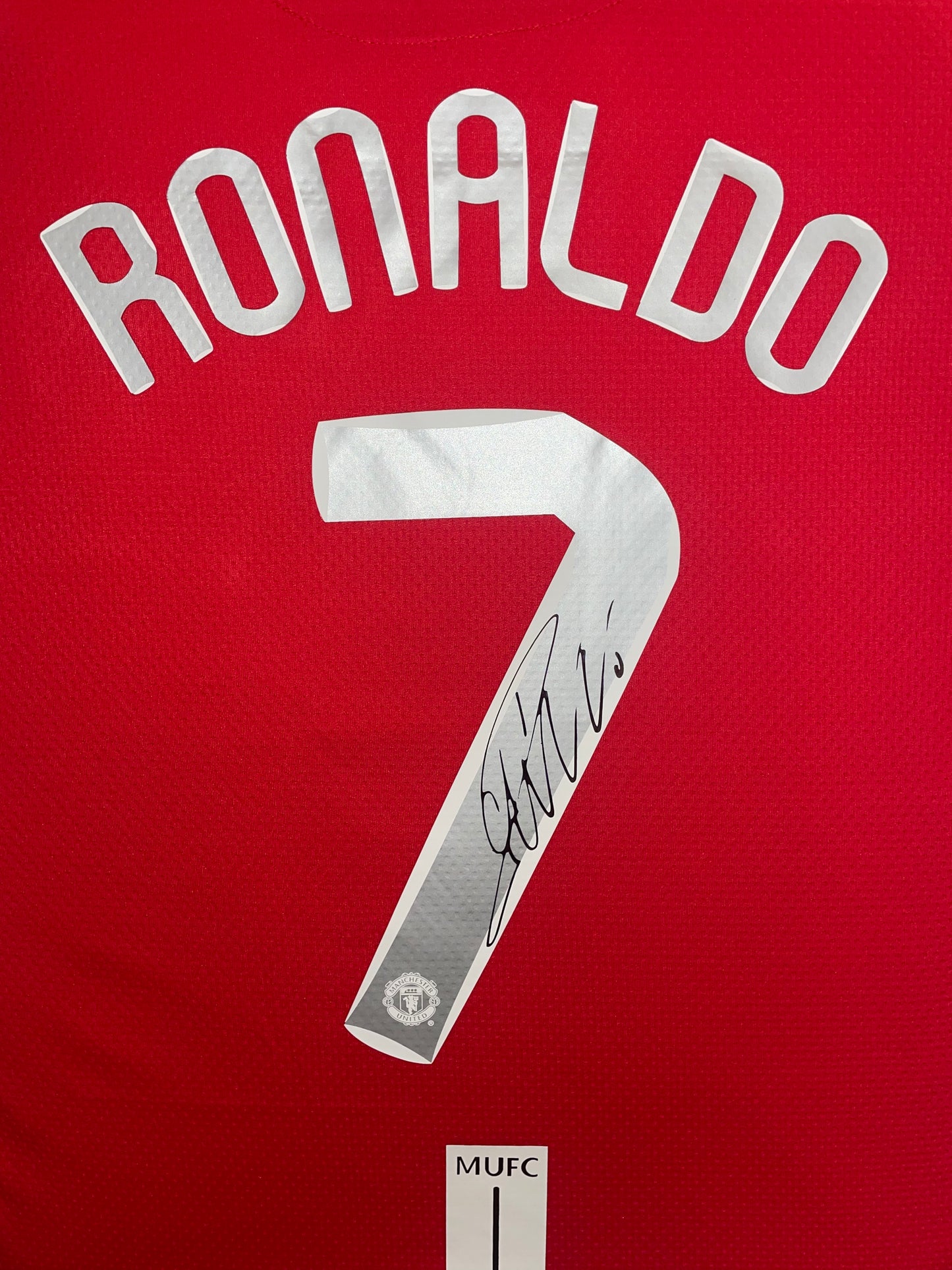 Cristiano Ronaldo Signed 2008 Manchester United Framed CL Home Shirt with COA