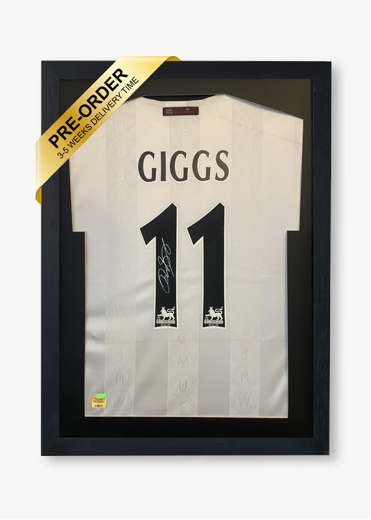 Ryan Giggs Signed Manchester United 1998/99 Framed Away Shirt with COA