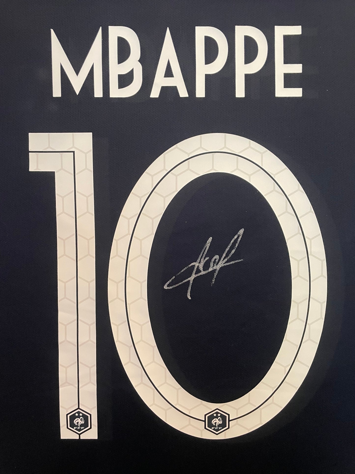 Kylian Mbappe France 2018 Framed World Cup Home Shirt with COA