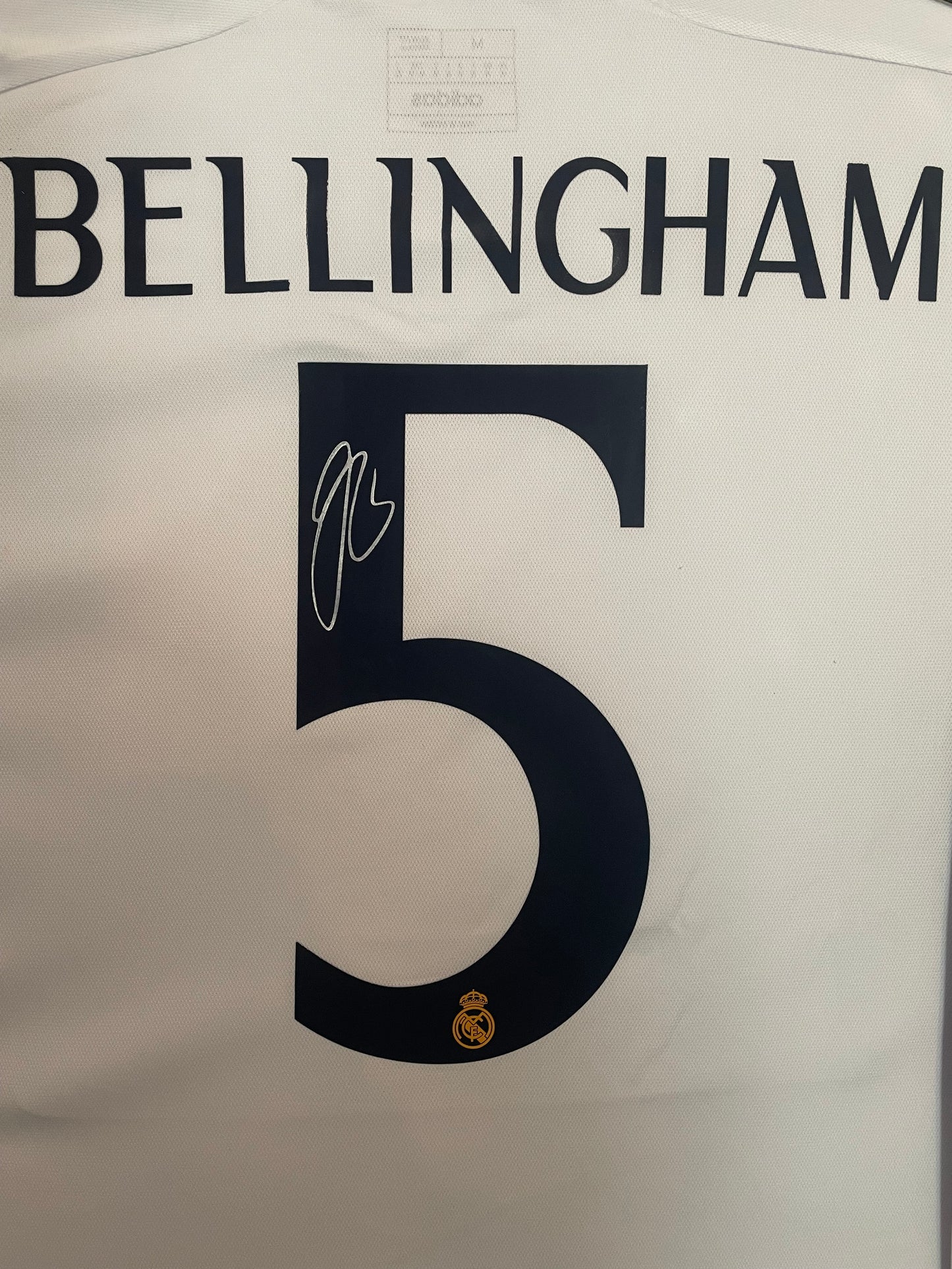 Jude Bellingham Signed Real Madrid 2023/24 Framed Home Shirt with COA