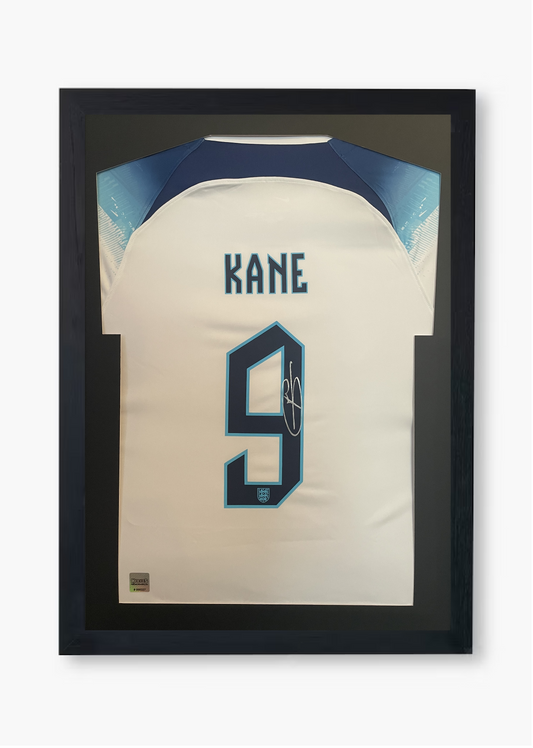 Harry Kane Signed England 2022/23 Framed World Cup Home Shirt with COA